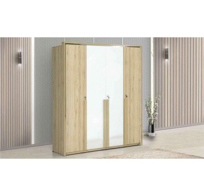 Bonita 4 Door Wardrobe By Damro